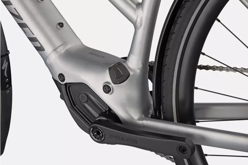 Specialized Turbo Vado SL 5.0 Step-Through EQ Electric Hybrid Bike 2024 in Silver Aluminium-3